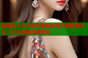 海量同人本子每日更新禁漫天堂畅享多元二次元漫画阅读体验